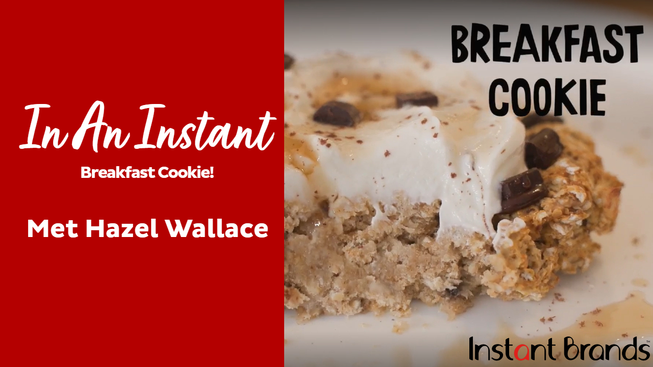 Recipes :: YouTube serie :: In An Instant Part 4 - Healthy BreakFast Cookie! (With Hazel Wallace)