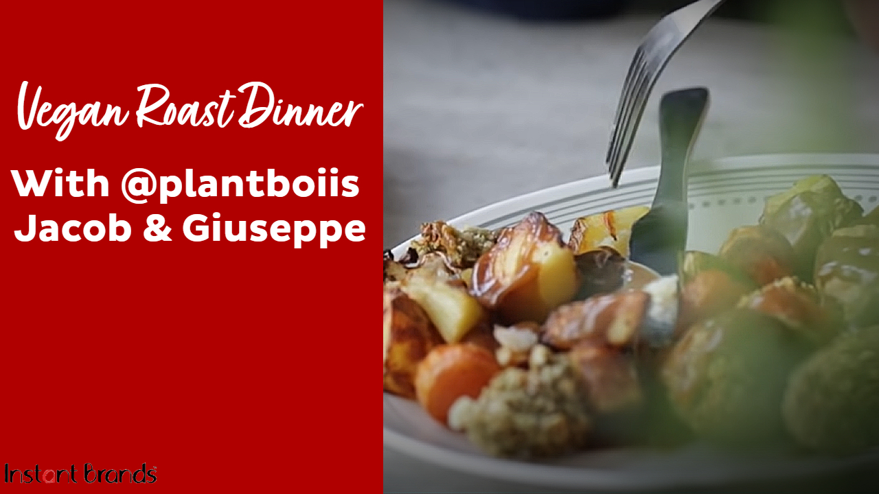 Recipes :: YouTube serie :: In An Instant part 1 - Vegan Roast Dinner with the Plantboiis (Jacob & G