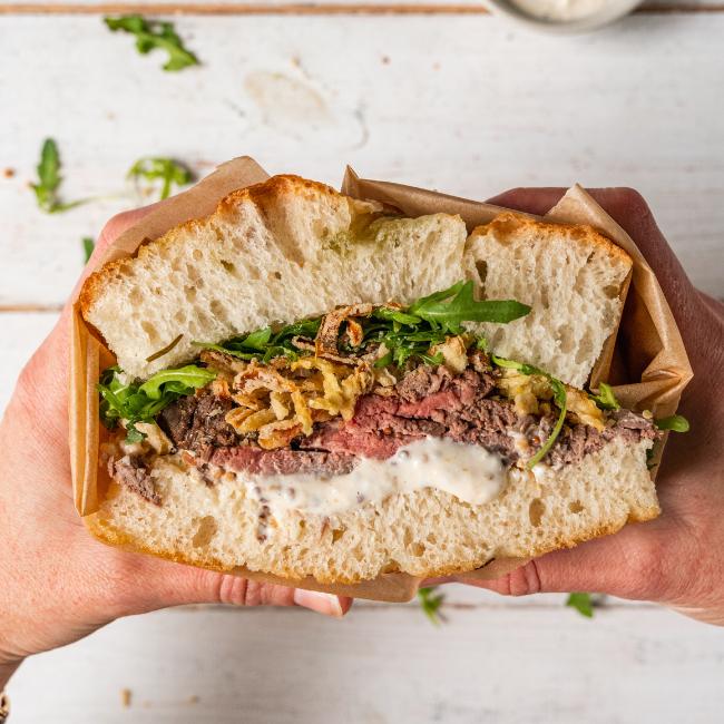 Ultimate steak sandwich