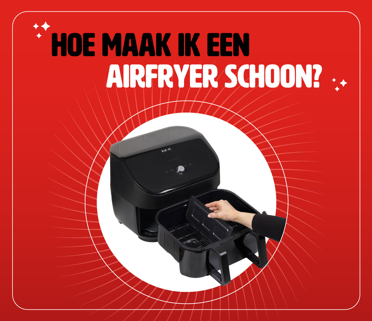 Hoe maak ik een airfryer schoon?