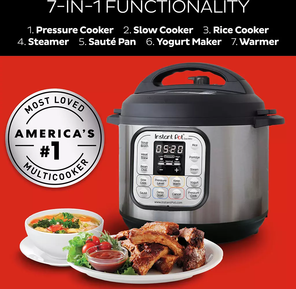 Buy Instant Pot Duo 3L Mini multicooker Order before 22.00
