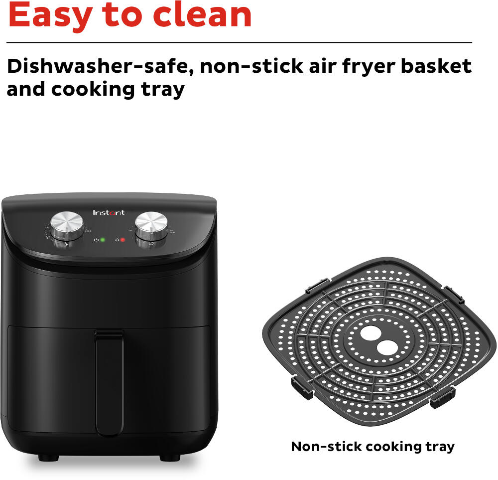 Instant Air Fryer 3,8L (zwart)