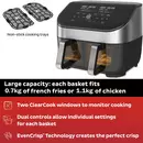 Instant Vortex Plus Dual ClearCook RVS 7,6 liter (8 Qt) [Tweedekans]