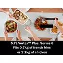 Instant Vortex Plus ClearCook zwart 5,7L airfryer [Tweedekans]