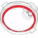 Instant Pot Sealing Ring Seal for 5.7 Liter Instant Pot (2 Pack, Red, Blue)