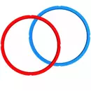 Instant Pot Sealing Ring Seal for 5.7 Liter Instant Pot (2 Pack, Red, Blue)