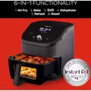 Instant Vortex Plus ClearCook 5,7L airfryer (zwart)