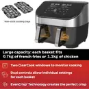 Instant Vortex Plus Dual ClearCook RVS 7,6 liter (8 Qt)