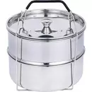 Ziva - Stackable Pot in pot - Stainless steel