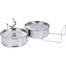 Ziva - Stackable Pot in pot - Stainless steel