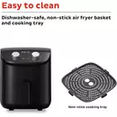 Instant Air Fryer 3.8L (black) [Second Chance]