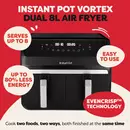 Instant Vortex Dual Basket Airfryer 7,6L