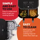 Instant Vortex Plus Dual ClearCook 7.6 liter airfryer (black)