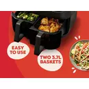 Instant Vortex Plus Dual ClearCook 7,6L airfryer (zwart)