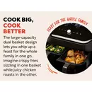 Instant Vortex Plus Dual ClearCook 7.6 liter airfryer (black)
