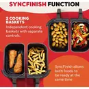 Instant Vortex Plus Dual ClearCook 7.6 liter airfryer (black)