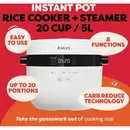 Instant Pot Rijstkoker, Slowcooker & Stomer 4,7L