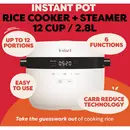 Instant Pot Rice Cooker, Slow cooker & Steamer 2.8L