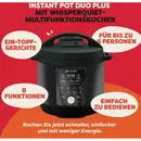 Instant Pot Duo Plus 5,7 l flüsterleiser Multikocher [Zweite Chance]