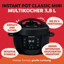 Instant Pot Classic Mini 3,8L Schwarzer Multikocher