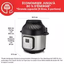 Multicuiseur Instant Pot Duo Crisp 7,6 L avec friteuse à air