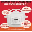 Instant Pot Classic Mini 3.8L Sea Salt Wit Multicooker [Tweedekans]