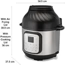 Instant Pot Duo Crisp 7,6 l Multikocher mit Heißluftfritteuse