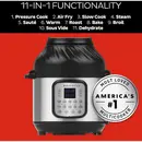 Instant Pot Duo Crisp 7,6 l Multikocher mit Heißluftfritteuse