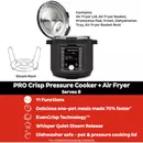 Instant Pot Pro Crisp 7,6L liter multicooker met airfryer [Mooi van binnen]