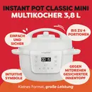 Instant Pot Classic Mini 3,8L Meersalz Weißer Multikocher
