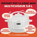 Instant Pot Classic Mini 3,8 L Blanc Sel de Mer Multicuiseur