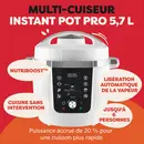 Multicuiseur Instant Pot Pro 5,7 L blanc noix de coco