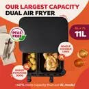 Instant Pot Vortex Dual 11L PFAS-vrije Airfryer [Tweedekans]