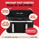Instant Pot Vortex Dual Basket Airfryer 7,6L
