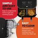 Instant Vortex Plus Dual ClearCook 7,6L airfryer (zwart)