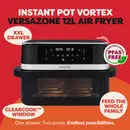 Instant Pot Vortex Versazone 12L Zwart Air Fryer