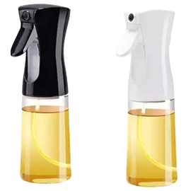 Ziva Oil Spray Bottle Glass 220ml - Pack of 2 - White + Black