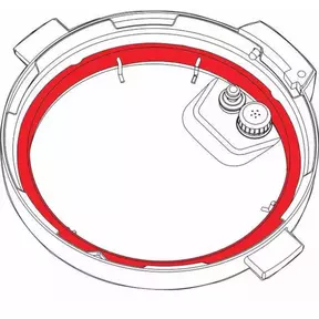 Instant Pot Sealing Ring Seal for 3 Liter Instant Pot (2 Pack, Red, Blue)