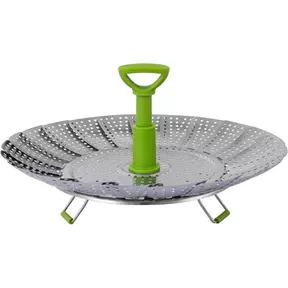 Ziva - Foldable steam rack - Stainless Steel - 11inch (Φ28cm)