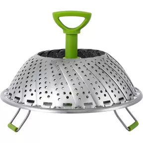 Ziva - Foldable steam rack - Stainless Steel - 11inch (Φ28cm)