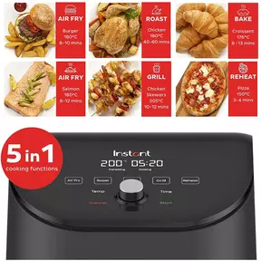Instant Pot Vortex Slim 5,7L airfryer (zwart)