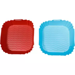 Ziva Airfryer Siliconen Inlegvellen Liners 20x21cm (2 stuks)