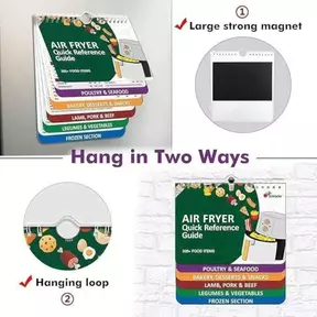 Ziva - Air fryer magnetic booklet
