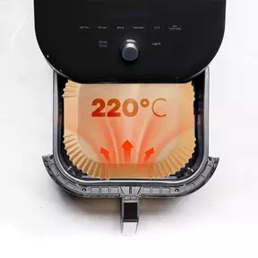 Ziva Airfryer Bakpapier Papieren Inlegvellen Wegwerp Bakjes Vierkant 20cm (250 stuks)