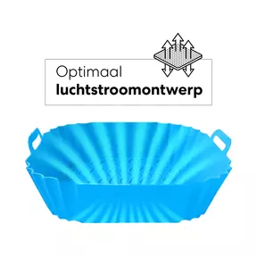 Ziva Airfryer Siliconen Inlegvellen Liners 20x21cm (2 stuks)