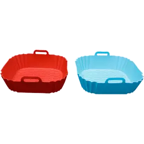 Ziva Airfryer Siliconen Inlegvellen Liners 20x21cm (2 stuks)