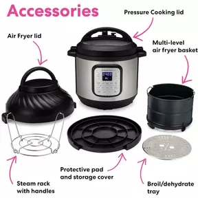 Instant Pot Duo Crisp 7,6L multicooker met airfryer