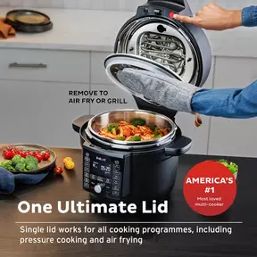 Instant Pot Duo Crisp Ultimate 2.0 (verbeterd model) [Mooi van binnen]