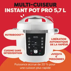 Instant Pot Pro 5.7L Multicooker Coconut White [Tweedekans]