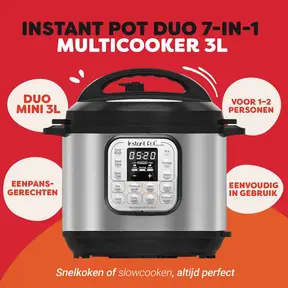 Instant Pot Duo 3L Mini multicooker [Mooi van binnen]
